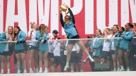 Play hard, party harder: England's Red Roses revel in World Cup glory at London celebrations