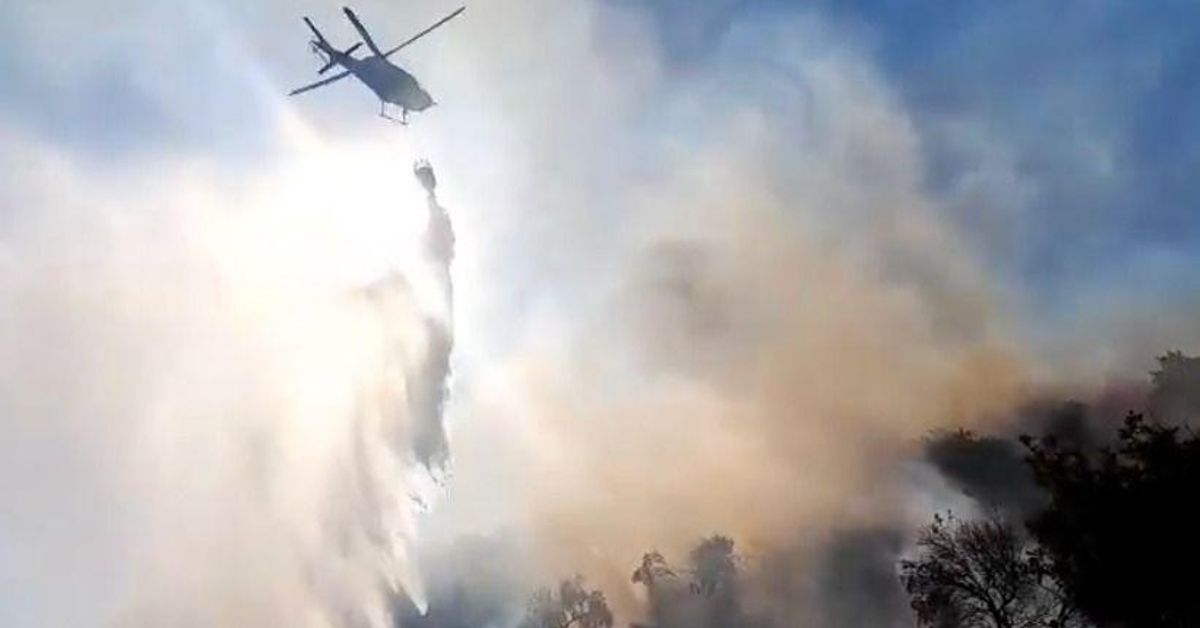 Incendio forestal en Almogía, el tercero declarado por el Infoca este miércoles en Málaga