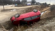 Un vehículo volcó en un sector de Tolhuin
