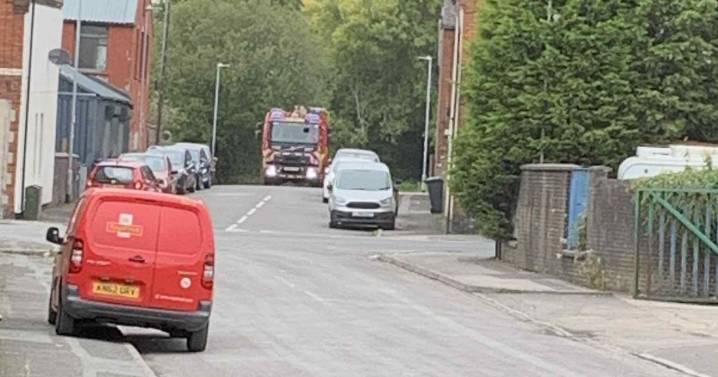 Firefighters descend on Stoke-on-Trent street 