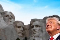 Trump fantasea con esculpir su rostro en el Monte Rushmore
