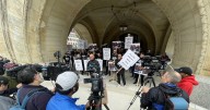 Dueling protests clash at Milwaukee City Hall over police pay raises and community funding