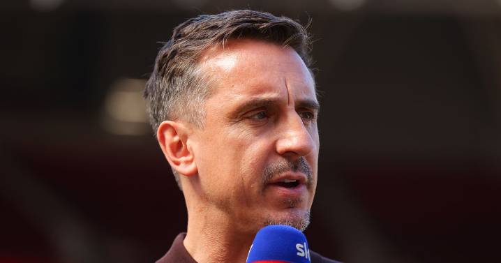 Gary Neville makes Man City Premier League title prediction with big Liverpool, Arsenal verdict