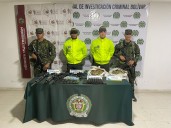 Policía y Ejército logran el hallazgo de material de guerra en el sur de Bolívar