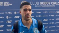 Vicente Poggi tras el empate de Godoy Cruz ante el puntero: "Las sensaciones son buenas"