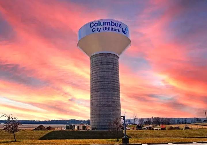 Columbus City Utilities to cut ribbon on new water tower