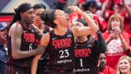 Aerial Powers: Indiana Fever hype woman, energy player; Kelsey Mitchell stars