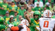 Oregon QB Dante Moore blasts Mike Gundy for attacking ‘family member’ Dan Lanning