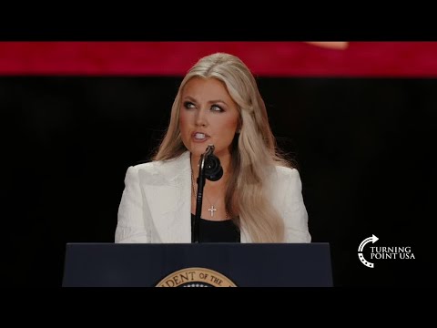 Mrs. Erika Kirk speaks at late husband Charlie Kirk's memorial in Arizona