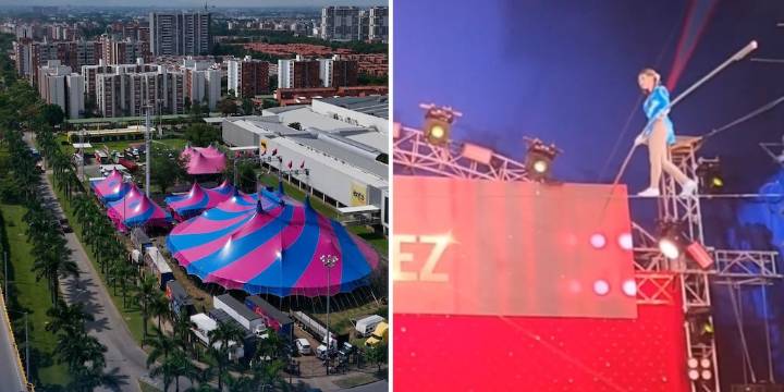Trapecista del Circo de los hermanos Gasca sufrió un accidente en pleno show en Cali: cayó desde una altura de 10 metros