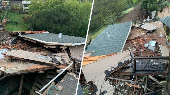 Marin County Home Under Construction Collapses; No Injuries Reported
