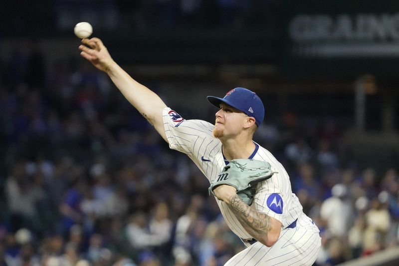Cubs rookie RHP Cade Horton (back) undergoes MRI exam