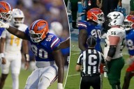 Florida's Brendan Bett apologizes after spitting ejection