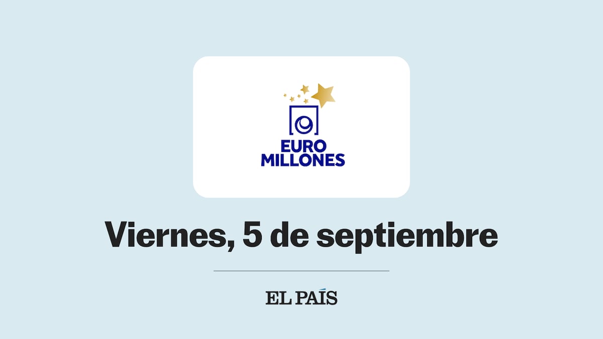 Euromillones: comprobar sorteo del viernes 5 de septiembre