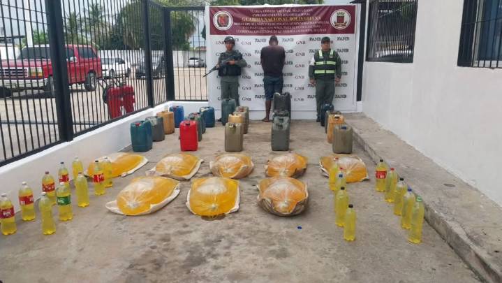 Detenido traficante de gasolina de la banda “El Ciego”
