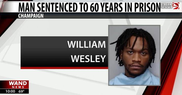 Champaign man sentenced to 60 years for 2023 murder