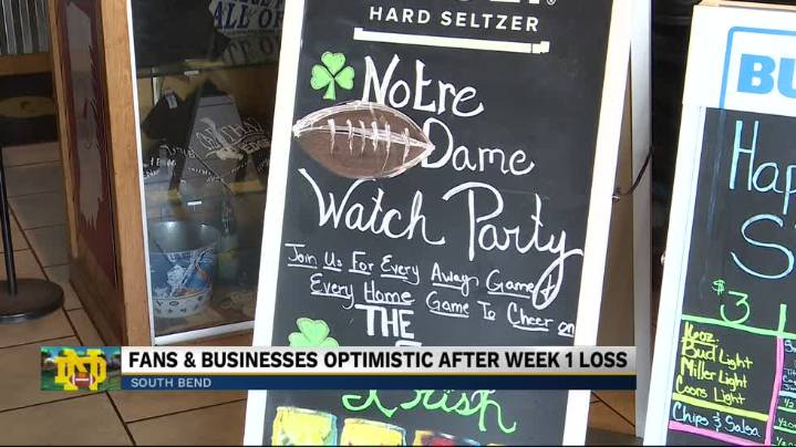 Experts don't anticipate economic blow from Notre Dame loss