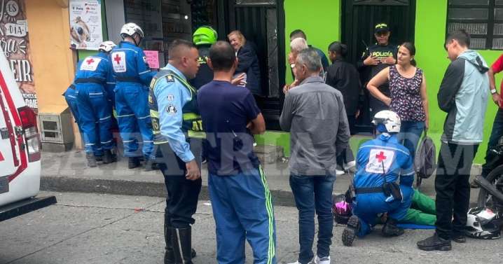 Tres personas resultan lesionadas en accidentes de motos en Manizales