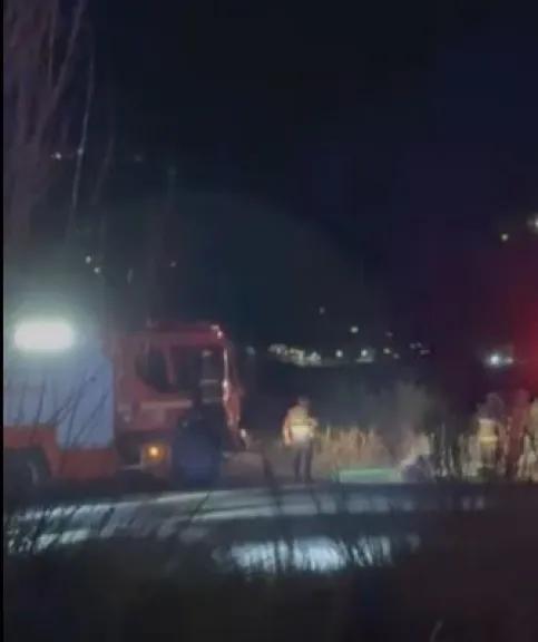 Un conductor desbarrancó camino a Los Radales en SM Andes y fue asistido por el SIEN