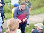 Learning about turtles during annual hatching release
