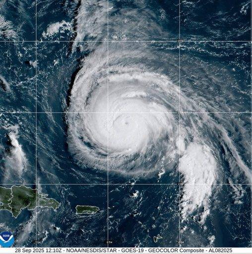 Hurricane Humberto and Tropical Storm Imelda threaten Bermuda and Bahamas