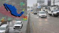 Frente frío 3 y ciclón 'Mario' provocan lluvias en varios estados de México