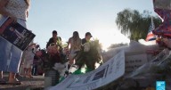 Supporters mourn Charlie Kirk in Phoenix marches ahead of his funeral