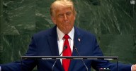El enfado de Trump al no poder leer su discurso en el telepronter durante la asamblea de la ONU