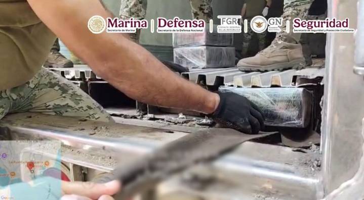Aseguran 1.5 toneladas de metanfetamina en recinto portuario de Mazatlán