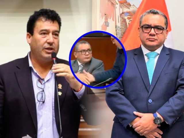 Edwin Martínez respalda a Santiváñez en el Congreso: "el Perú requiere de políticos encaradores y valientes"