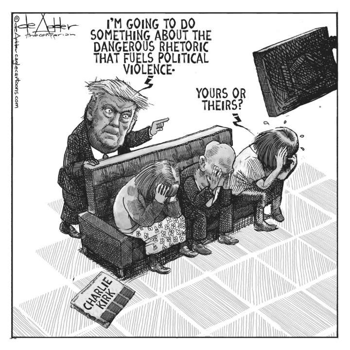 Cartoonist’s take: ‘Trump is going to do something’