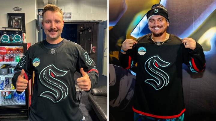 Kraken send new alternate jerseys to Seattle Mariners players