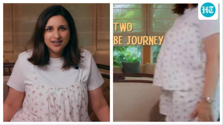 Parineeti Chopra flaunts baby bump for first time in vlog: ‘Been eight months’