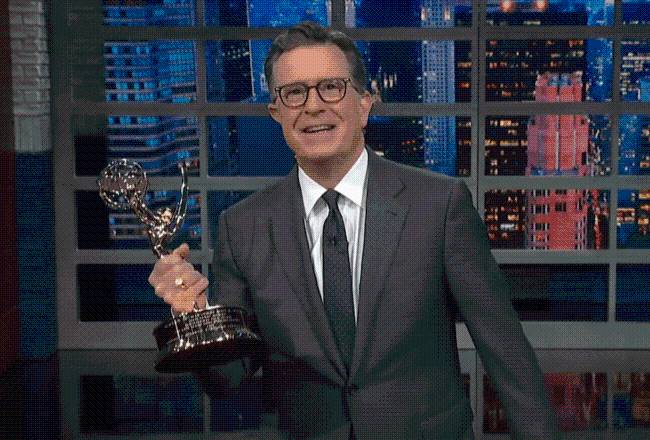 Stephen Colbert Mocks Donald Trump After Late Show Emmys Win