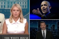 White House rips Barack Obama post suggesting Trump had a hand in Jimmy Kimmel’s show being yanked