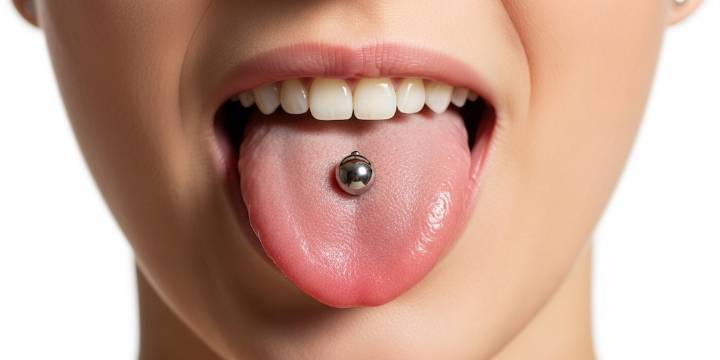 Piercing en la lengua: expertos alertan sobre complicaciones inesperadas para la salud bucal