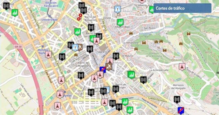 Vuelta al cole: cortes y cambios en el tráfico de las calles de Granada a tener en cuenta en el regreso a las aulas