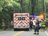 Utility pole knocked down in Manor Heights crash, driver refuses medical attention