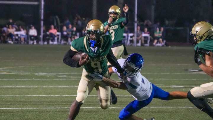 Hendricken beats Cumberland football 34-0 on September 19, 2025