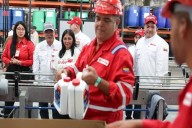 Supervisión de la producción de aceites y lubricantes en Pdvsa Vassa por parte de la vicepresidenta Rodríguez