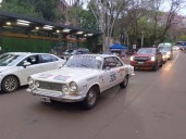 El Gran Premio Argentino Histórico llegó a Iguazú y hace una pausa para ver las Cataratas