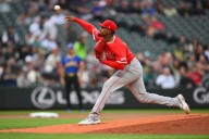 Angels P Jose Soriano leaves game after being hit by liner
