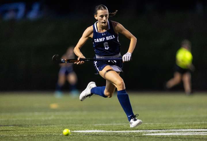 Liv Hess scores three goals for Camp Hill in field hockey win over Donegal