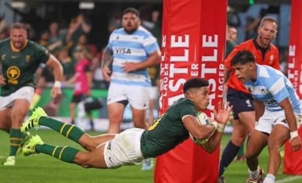 Rugby Championship: dura caída y lesiones en Los Pumas ante Sudáfrica por 67