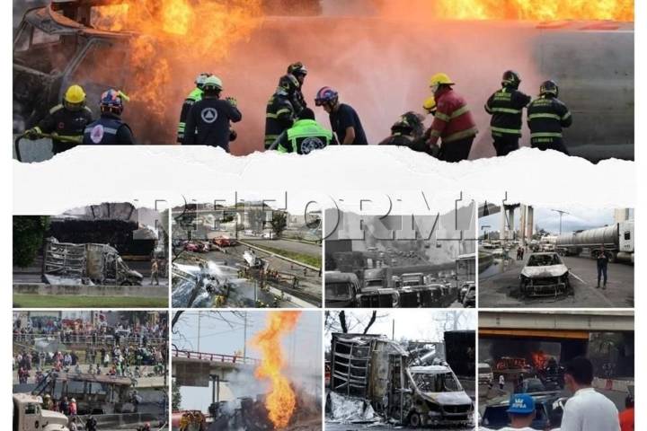 'Fue la cosa más terrible, llegaba gente caminando quemada'