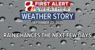 Forecast: Tracking rain chances, dry into the weekend