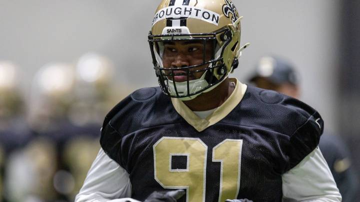 Saints’ 3rd-round pick out for season with hip injury