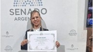 Fátima Heinze recibió un Diploma de Honor del Senado por su labor solidaria
