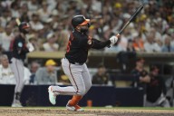 Rivera has 4 RBIs and Wells wins in return as the Orioles beat the scuffling Padres 6