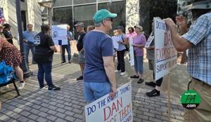 Rally held in Williamsport over budget qualms, access to Congressman Meuser